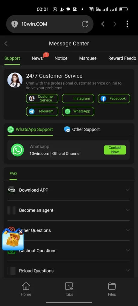 10Win Game Customer Support